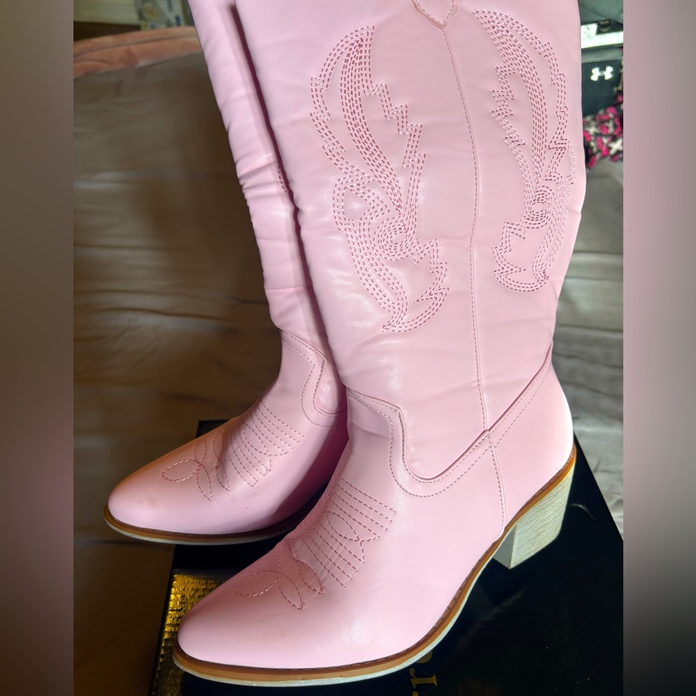 Pierre dumas pink boots